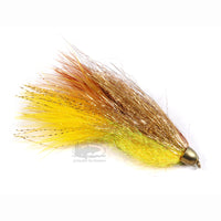 Coffey's Conehead Sparkle Minnow - Brownie- Fly Fishing Flies