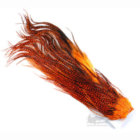 Hareline Half Grizzly Saddles - Orange