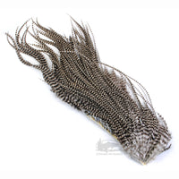 Hareline Half Grizzly Saddles - Natural Grizzly