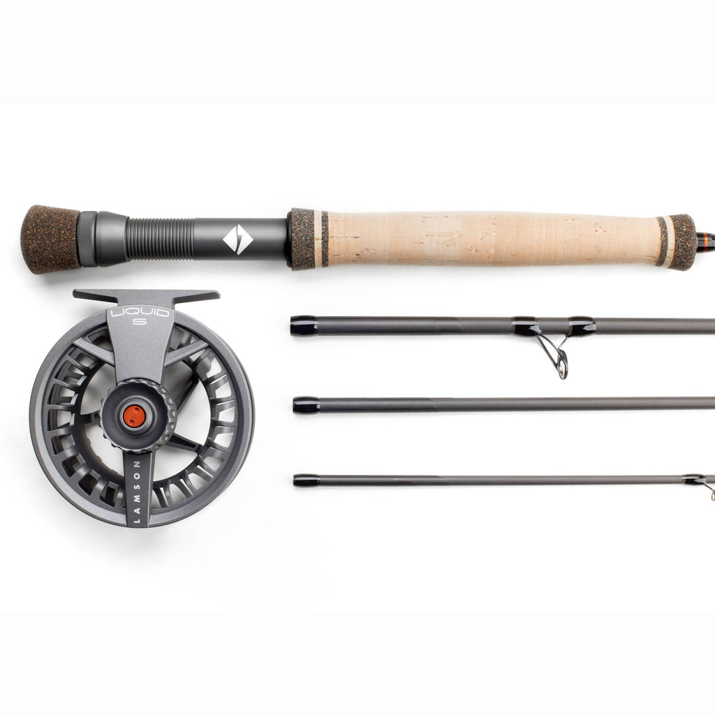 blade fishing rod and reel Lamson Liquid Fly Outfit