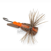 Morrish Hitched Tube Skater - October Caddis - Steelhead Dry Flies - Pacific Fly Fishers