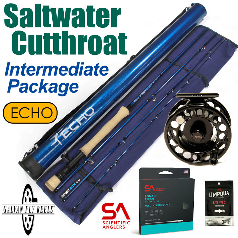 echo saltwater fly reel's Intermediate Cutthroat and Salmon Outfit 2026bnew Snaps for Quick Lure easy knowing your reel Model:PRF-275-BRY