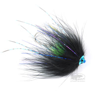 Stu's Metal Head Tube - Black & Blue - Aqua Flies - Steelhead Tube Flies