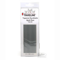 Hareline Tapered Synthetic Quills - Dun