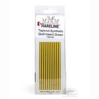 Hareline Tapered Synthetic Quills - Insect Green