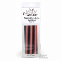 Hareline Tapered Synthetic Quills - Red
