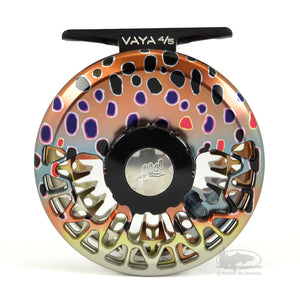 Abel Vaya Reels - 4/5 - Painted Fish Print Reels - Native Brown