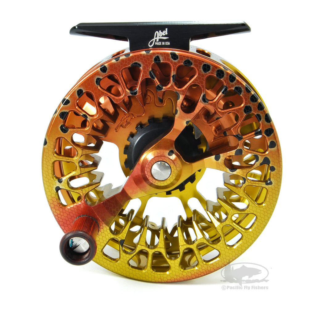 custom made fly fishing reels Abel Vaya Painted Reels