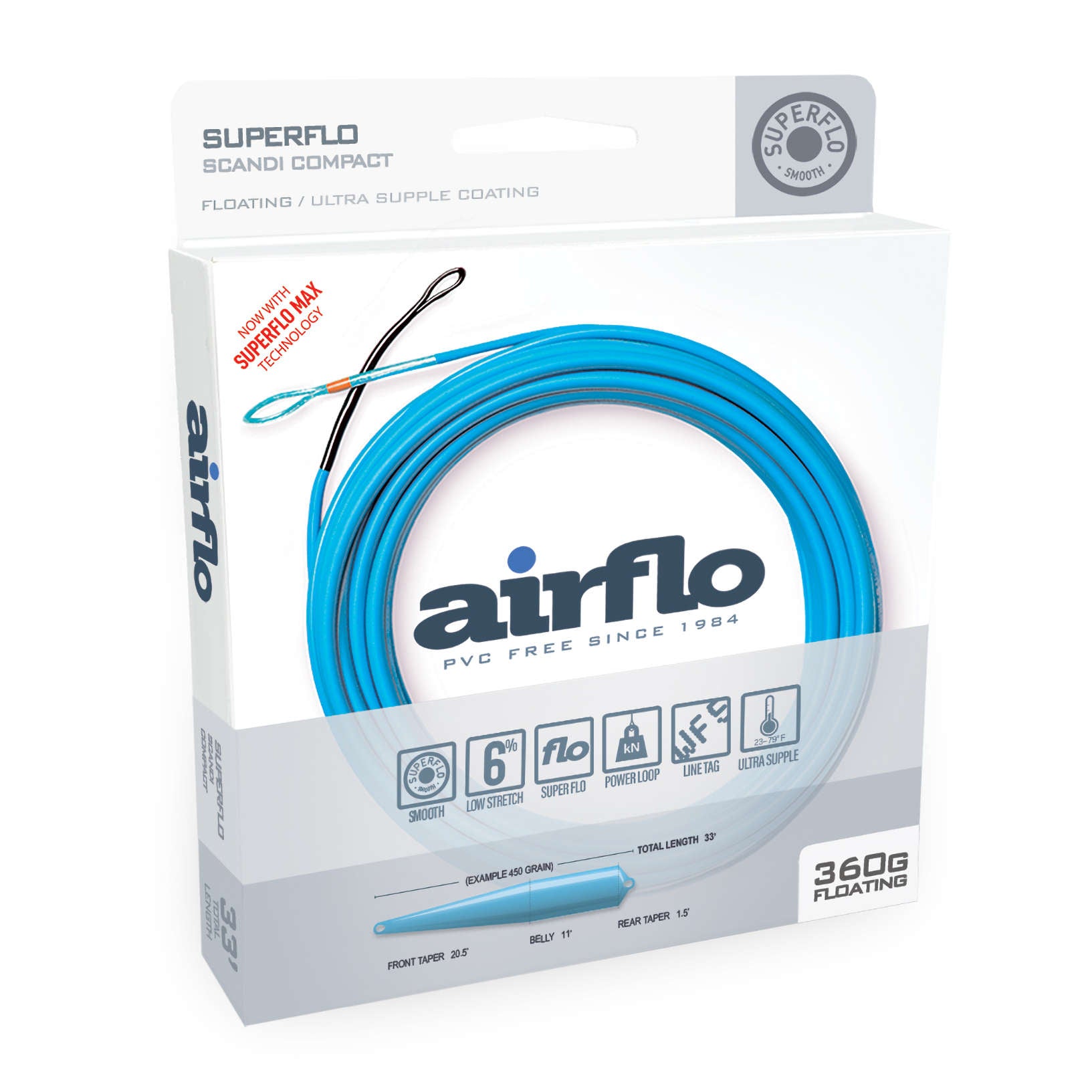 Airflo Superflo Max Scandi Compact | Pacific Fly Fishers
