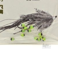 Aqua Flies Ultra Eyes - Pearl Chartreuse