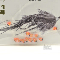Aqua Flies Ultra Eyes - Pearl  Hot Orange