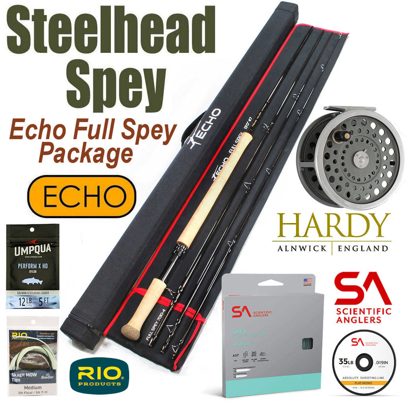 echo fly rod and reel combos Full Spey Outfits Electric Fishing Rod Building quantum Its all included Color:Rusty Craw