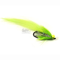 Hot Shot Comet - Chartreuse - Coho Silver Salmon Flies