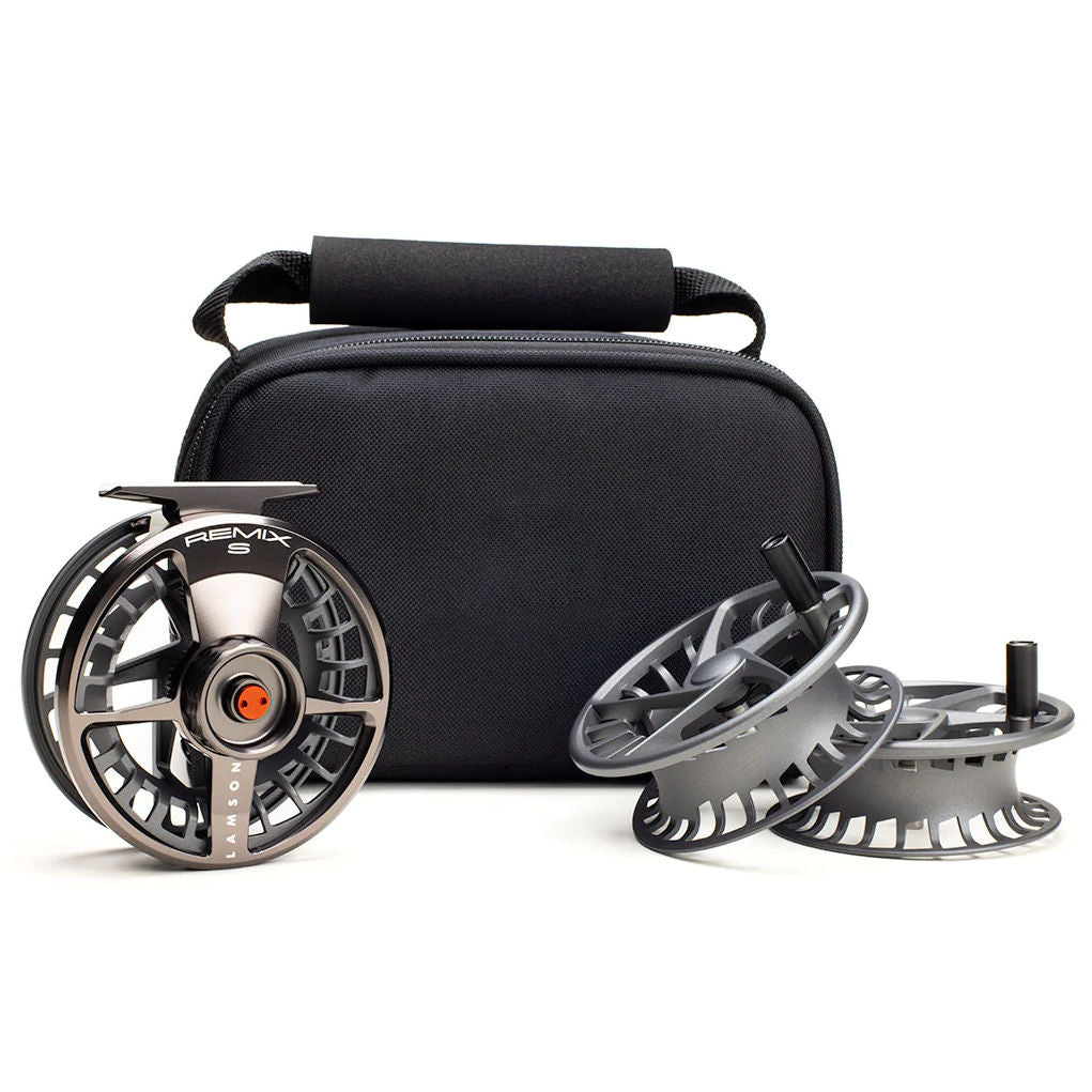 aluminum fly reels Lamson Remix S-Series Reel $50 Wader Rental - Angler One Size:Angler 1 - None cray-z-fish free spool release yields Fishing Rod Reel Full