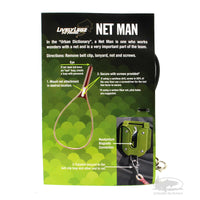 Net Man by Lively Legs - Black - Fishing Net Holder Belt Clip
