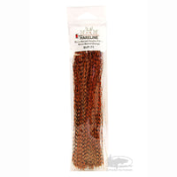 Micro Barred Voodoo Fibers - Black Barred Orange - Fly Tying