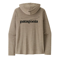 Patagonia Capilene Cool Daily Graphic Hoody - Casting Logo: Seabird Grey X-Dye