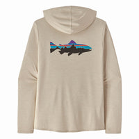 Patagonia Capilene Cool Daily Graphic Hoody - Fitz Roy Trout Pumice X-Dye