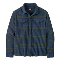 Patagonia Fjord Flannel - Treelined: Smolder Blue