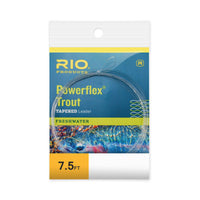 RIO Powerflex Trout 7.5 Foot Leaders - Fly Fishing Tapered Leaders