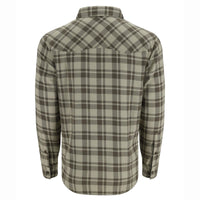 Simms Men's Santee Flannel - Pale Pine Shadow Box Plaid