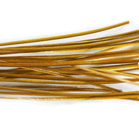 Fulling Mill Stripped Quills - Bright Yellow Olive - Peacock Eye Quills