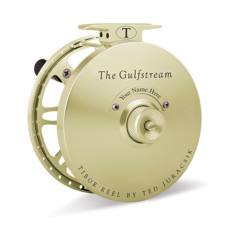 Tibor Gulfstream Reels - Satin Gold | Pacific Fly Fishers