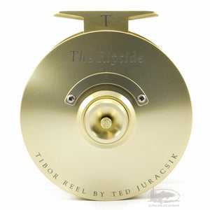 Tibor Riptide Reel - Satin Gold - Saltwater Fly Fishing Reels