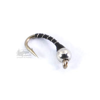 Tungsten Zebra Midge - Black