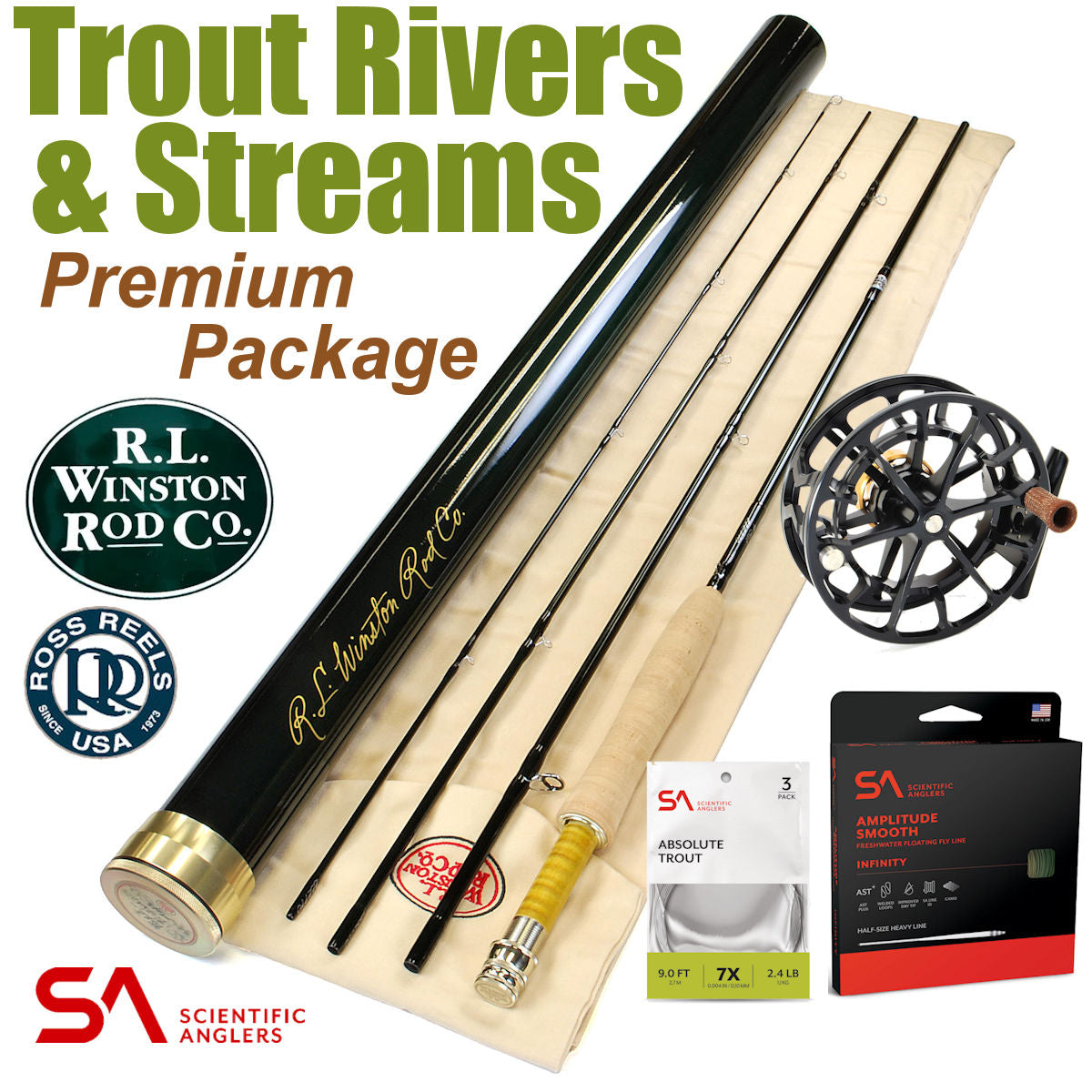 did winston make fishing reels Trout Rivers