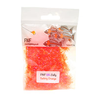 FNF Jelly Fritz - 15mm - Fly Tying Materials - Safety Orange