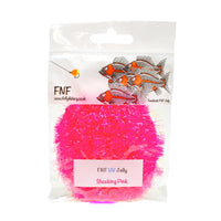FNF Jelly Fritz - 15mm - Fly Tying Materials - Shocking Pink