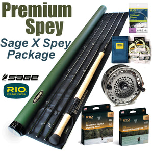 Sage X Premium Spey Rod & Reel Packaged Outfit - Spey Switch Two-Handed Deals