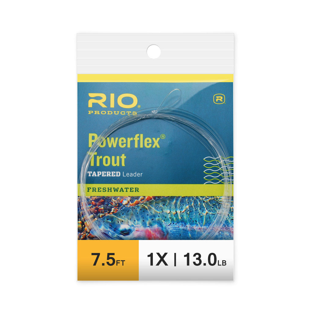 RIO 7.5ft Powerflex Trout Leaders - 1X