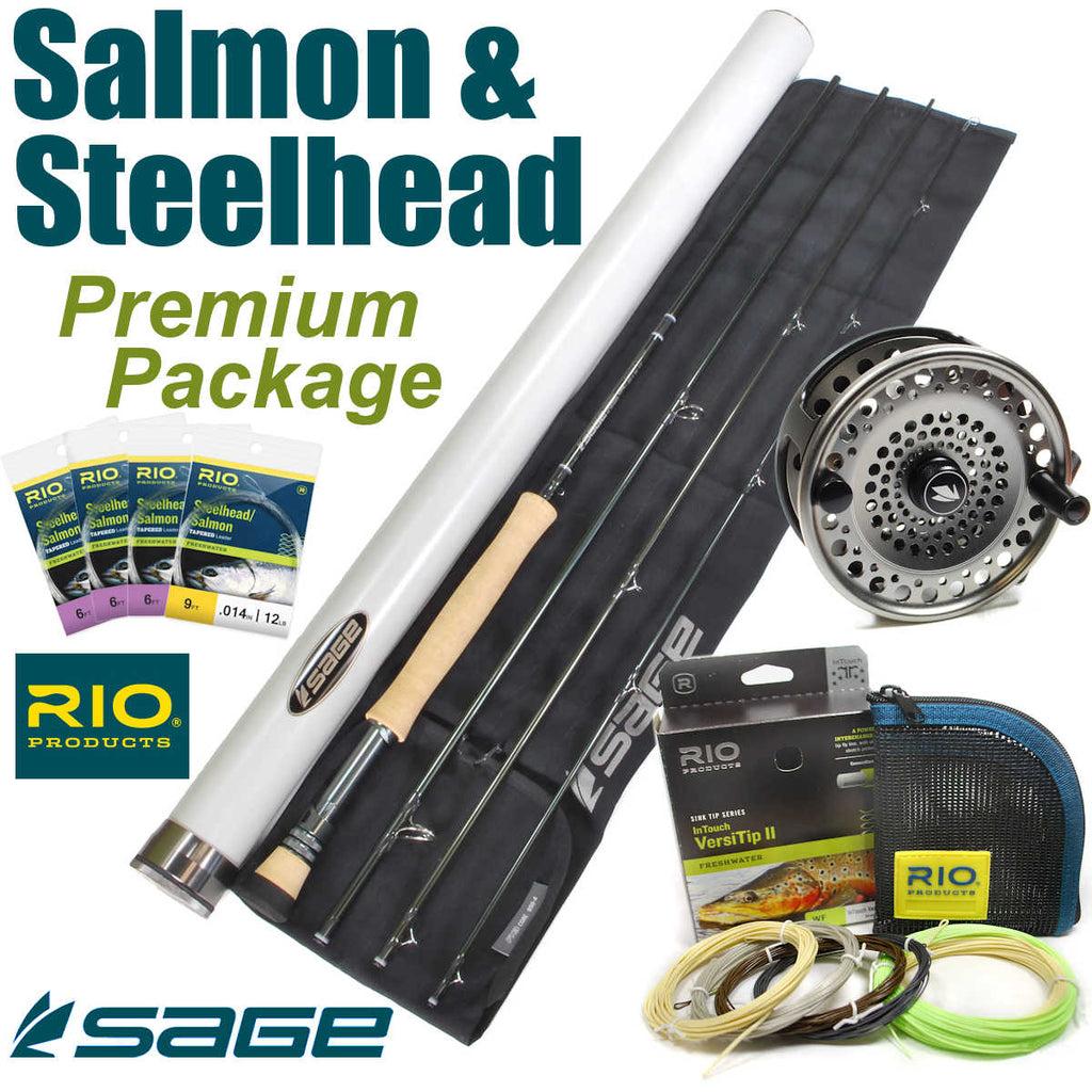 Sage R8 Core 890-4, Sage Trout 6/7/8 Reel - Salmon Steelhead Complete Package Outfit