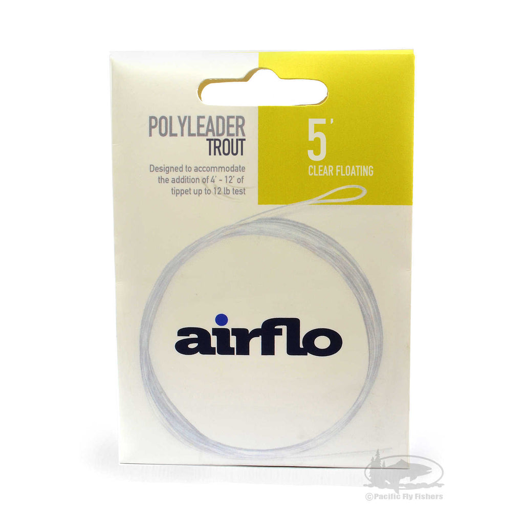 Airflo Polyleaders - Trout - 5ft - Clear Floating