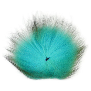 Arctic Fox Tail Hair - Kingfisher Blue