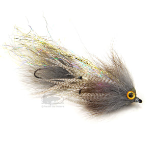 Baby Swim Coach - Gray - Articulated Trout Bull Dolly Streamers Fly