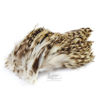 Wapsi Barred Strung Neck Hackle -  Natural Grizzly - Fly Tying Materials