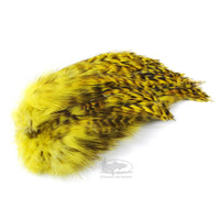 Wapsi Barred Strung Neck Hackle -  Yellow Grizzly - Fly Tying Materials