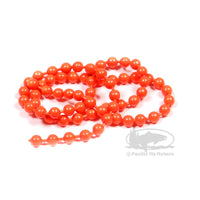 Bead Chain Eyes - Fluorescent Orange