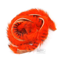 Rabbit Strips - Hot Orange - Fly Tying Materials