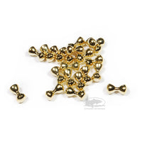 Brass Dumbbell Eyes - Gold - Fly Tying Materials