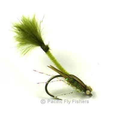 Burke's Sierra Damsel - Olive | Pacific Fly Fishers
