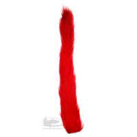 Calf Tails - Red - Fly Tying Materials