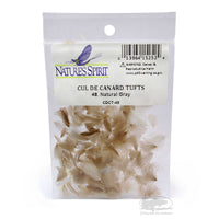 CDC Tufts - Natural Gray - CDC Puffs - Fly Tying Materials