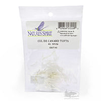 CDC Tufts - White - CDC Puffs - Fly Tying Materials