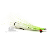 Clouser Minnow Stinger - Chartreuse/White - Pacific Fly Fishers