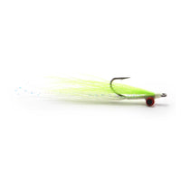 Clouser Minnow -  Chartreuse/White - Pacific Fly Fishers