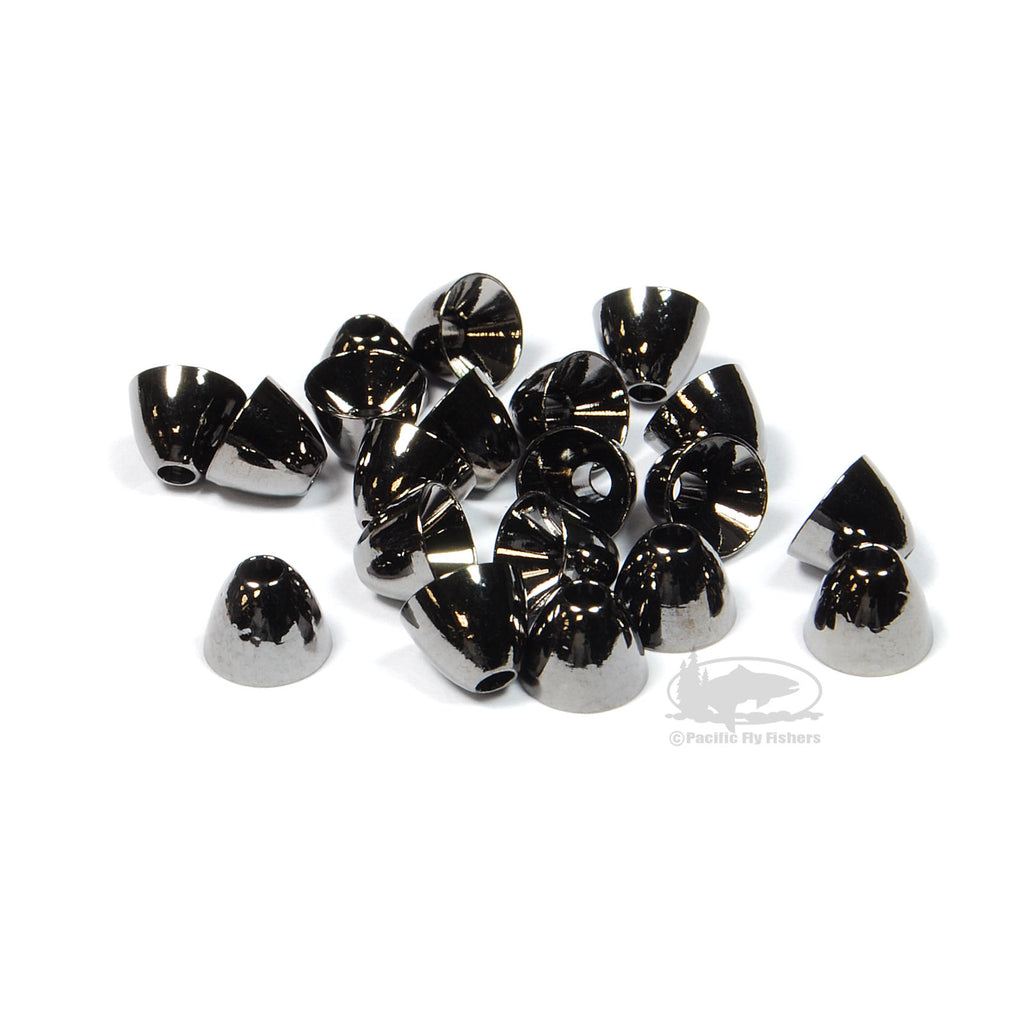 Cone Heads - Black Nickel - Fly Tying Materials